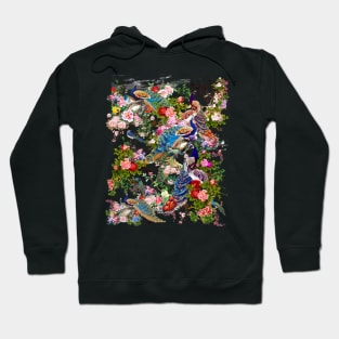 Peacocks & Peonies Hoodie